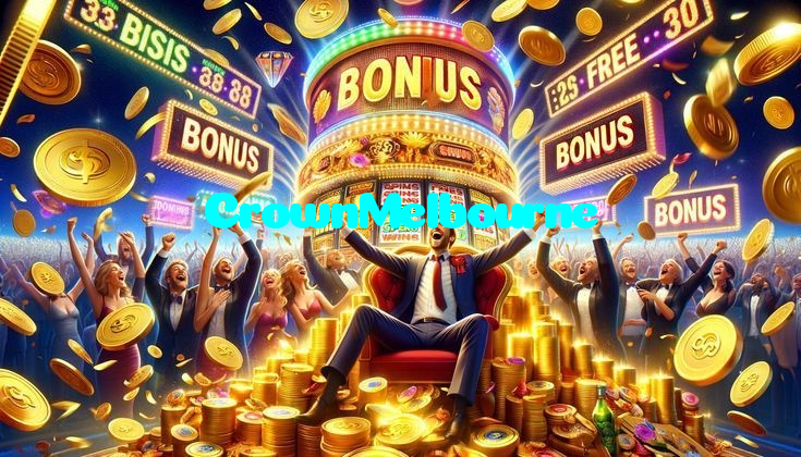 CrownMelbourne casino presented on mobile device in Pakistan with slots and live games